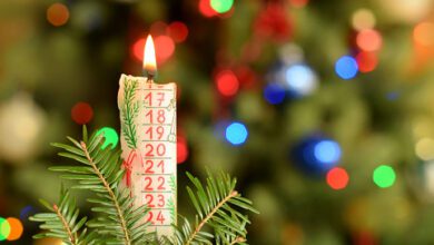 Libur Hari natal 25 Christmas burning