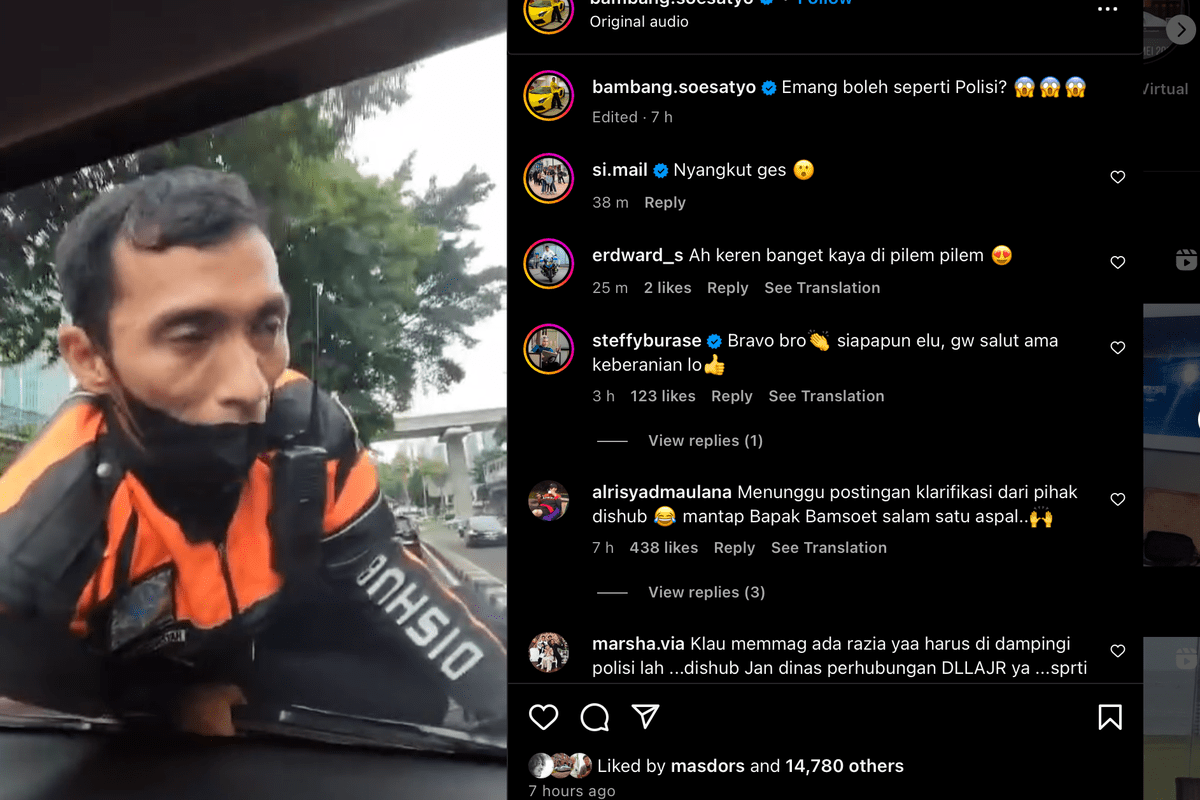 Dishub naik kap mesin